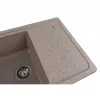 Мийка кухонна Platinum 6243 LIANA граніт, карамель- Фото 3