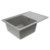 Мойка кухонная Platinum 6243 LIANA гранит, серый- Фото 3