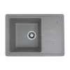 Мийка кухонна Platinum 6243 LIANA граніт, сірий- Фото 1