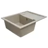 Мийка кухонна Platinum 6550 INTENSO граніт, карамель- Фото 3