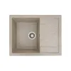 Мийка кухонна Platinum 6550 INTENSO граніт, карамель- Фото 1
