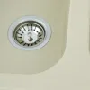 Мийка кухонна Platinum 7648W TWIN граніт, айворі- Фото 4