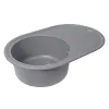 Мийка кухонна Platinum 7750 LIRA граніт, сірий мусон- Фото 3