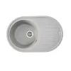 Мийка кухонна Platinum 7750 LIRA граніт, сірий- Фото 1