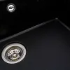 Мийка кухонна Platinum 7850 Bogema граніт, чорний в золоту крапку- Фото 4