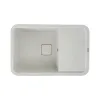 Мийка кухонна Platinum 7850 CUBE граніт, білий в крапку- Фото 1