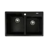 Мийка кухонна Platinum 7850 HARMONY граніт, чорний- Фото 1