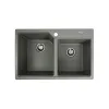 Мийка кухонна Platinum 7850 HARMONY граніт, сірий мусон- Фото 1