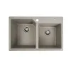 Мийка кухонна Platinum 7850 HARMONY граніт, сірий- Фото 1