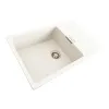 Мийка кухонна Platinum 7850 ROMA граніт, білий в крапку- Фото 2