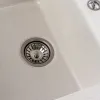 Мийка кухонна Platinum 7850 TROYA граніт, білий в крапку- Фото 4