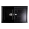 Мойка кухонная Platinum 7850 TROYA гранит, черный- Фото 1