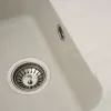 Мийка кухонна Platinum 7850 VERONA граніт, білий в крапку- Фото 4