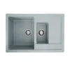 Мийка кухонна Platinum 7850W TOSKANA граніт, сірий металік- Фото 1