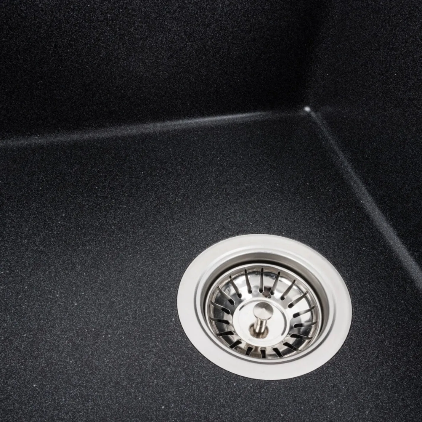 Гранітна мийка для кухні Platinum 5851 Aria, матовий карбон - Фото 2