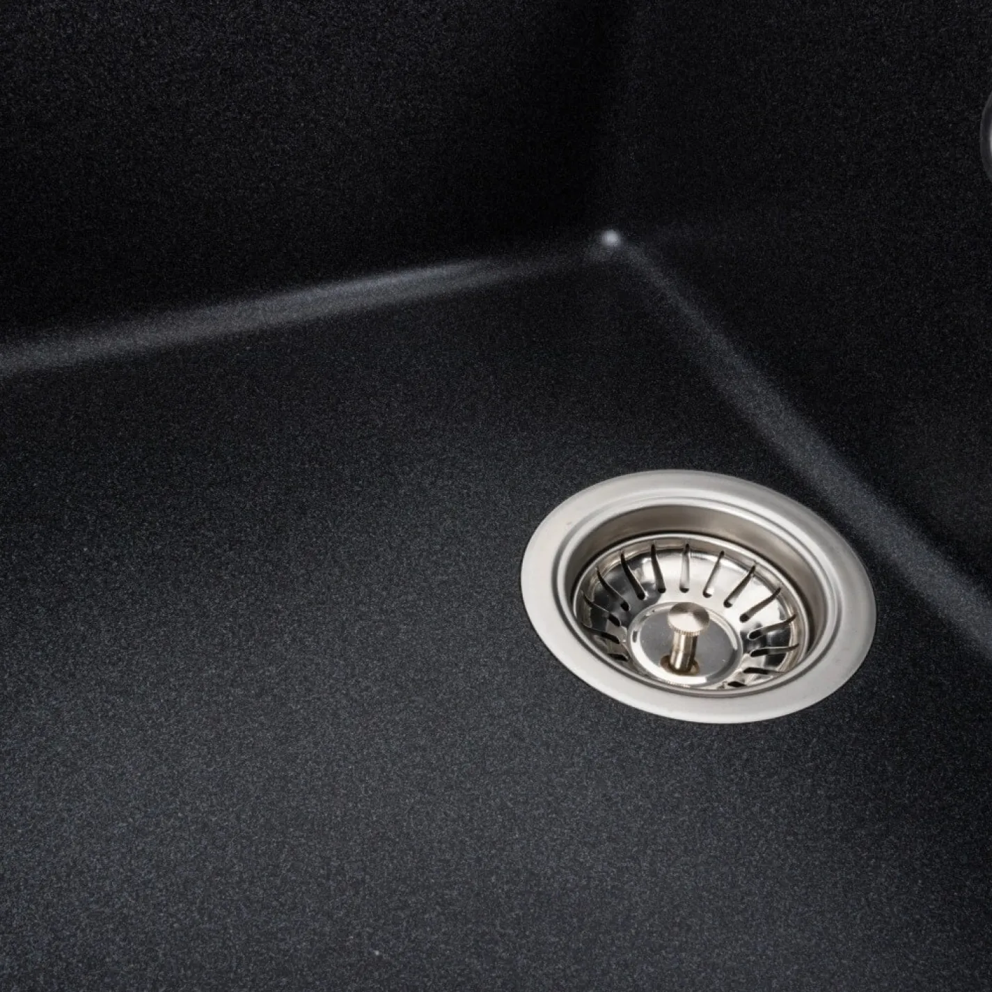 Гранітна мийка для кухні Platinum 6550 Intenso, матовий карбон - Фото 2