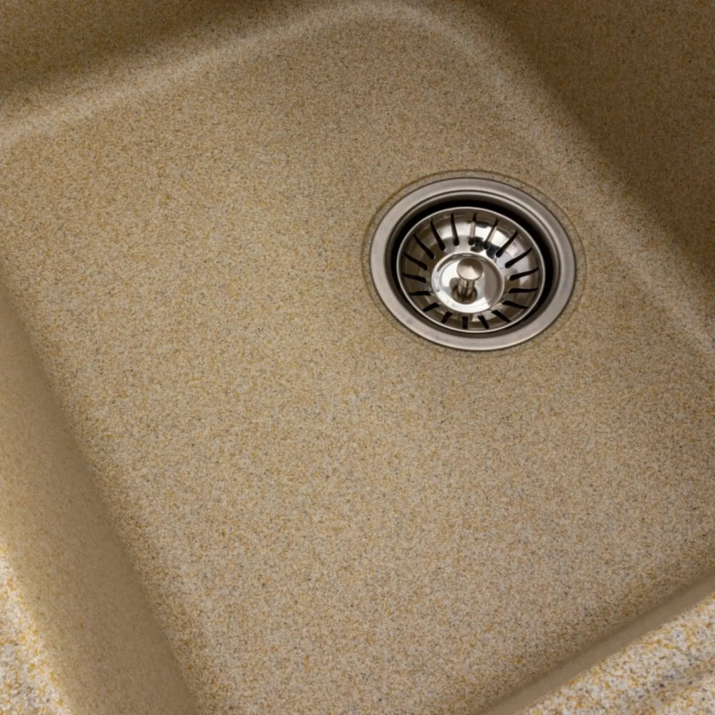 Гранітна мийка для кухні Platinum 7950 Equatoria, глянець, бежевий - Фото 2