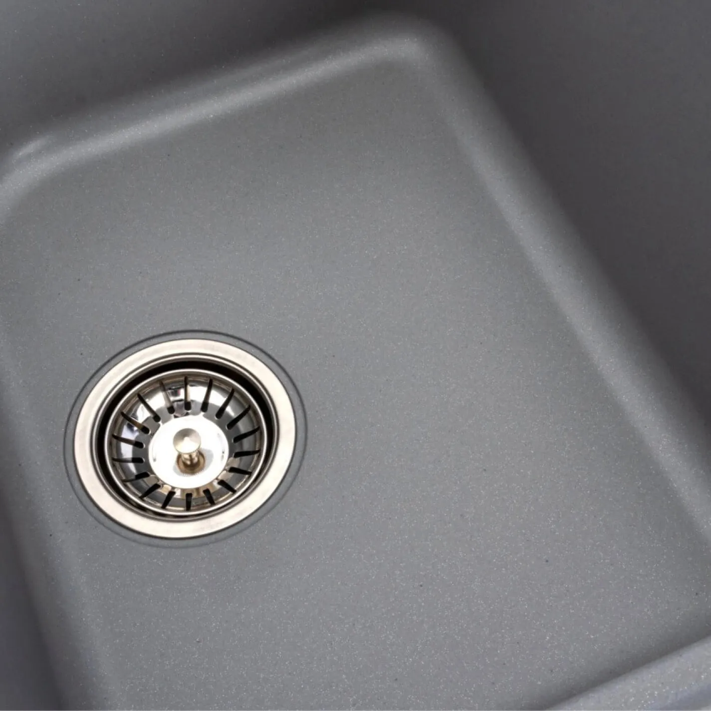 Гранітна мийка для кухні Platinum 7950 Equatoria, глянець, сірий металік - Фото 2