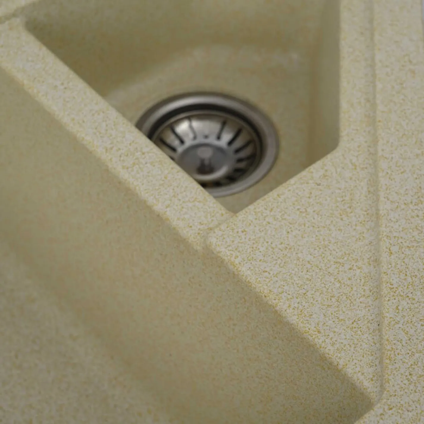 Гранітна мийка для кухні Platinum 9950 Pandora, матова, пісок - Фото 2