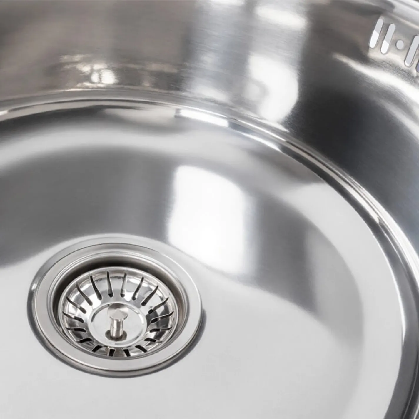 Кухонна мийка з нержавіючої сталі Platinum 7750 Поліровка, 0,8/180 мм - Фото 2