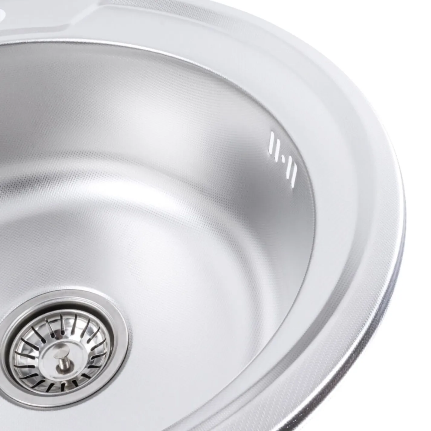Кухонна мийка з нержавіючої сталі Platinum Декор 490, 0,8/180 мм - Фото 2