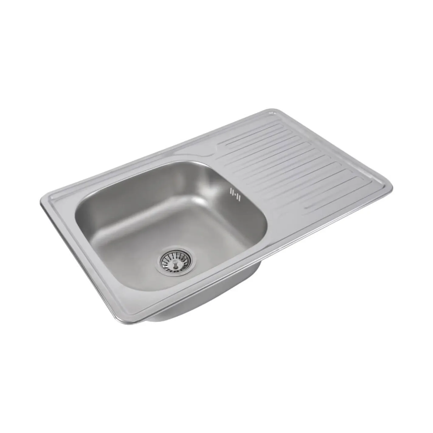 Кухонна мийка з нержавіючої сталі Platinum Сатин 7850, 0,8/180 мм - Фото 1