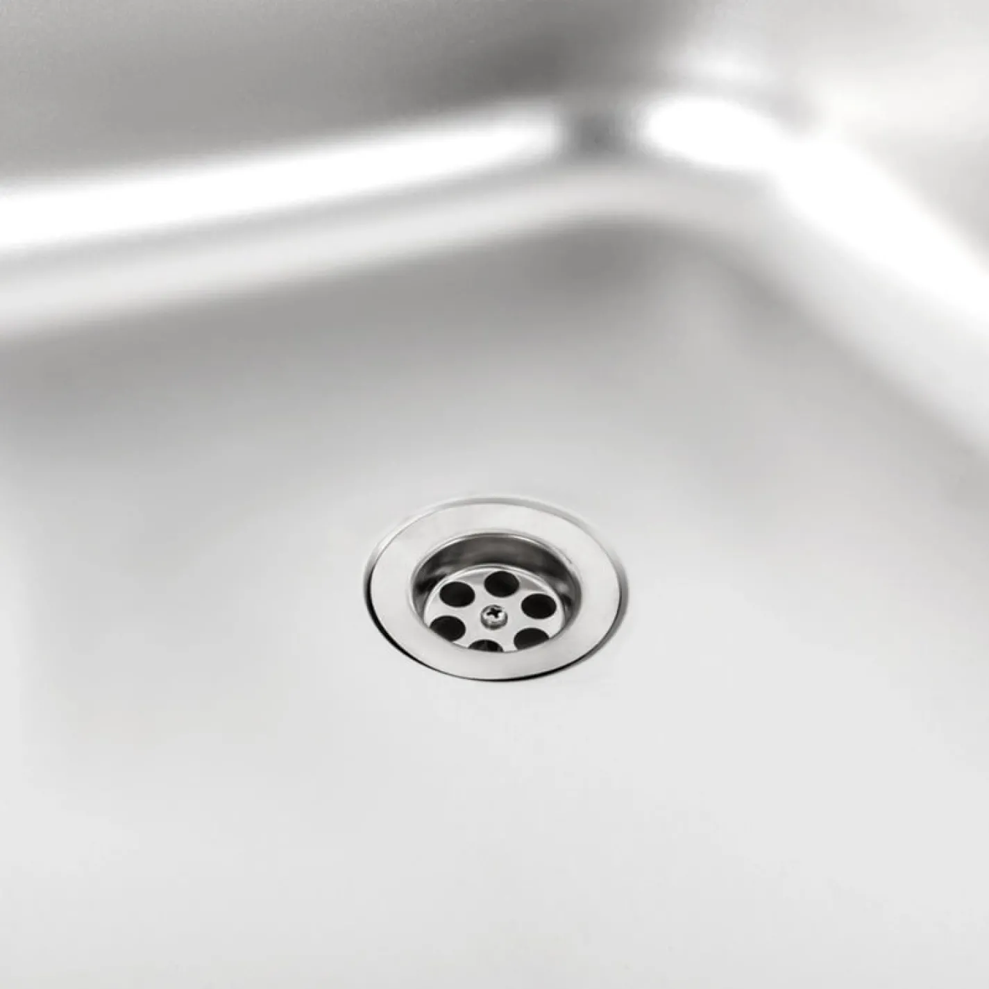 Кухонна мийка з нержавіючої сталі Platinum Сатин 8060 L, 0.5/160 мм - Фото 3