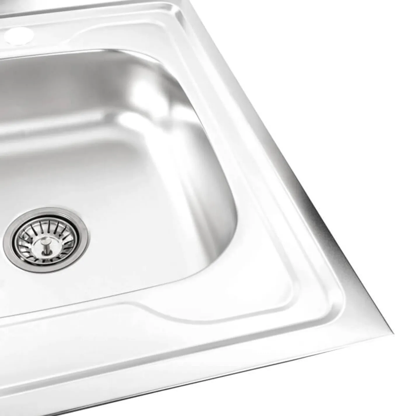 Кухонна мийка з нержавіючої сталі Platinum Сатин 8060 R, 0,7/160 мм - Фото 3