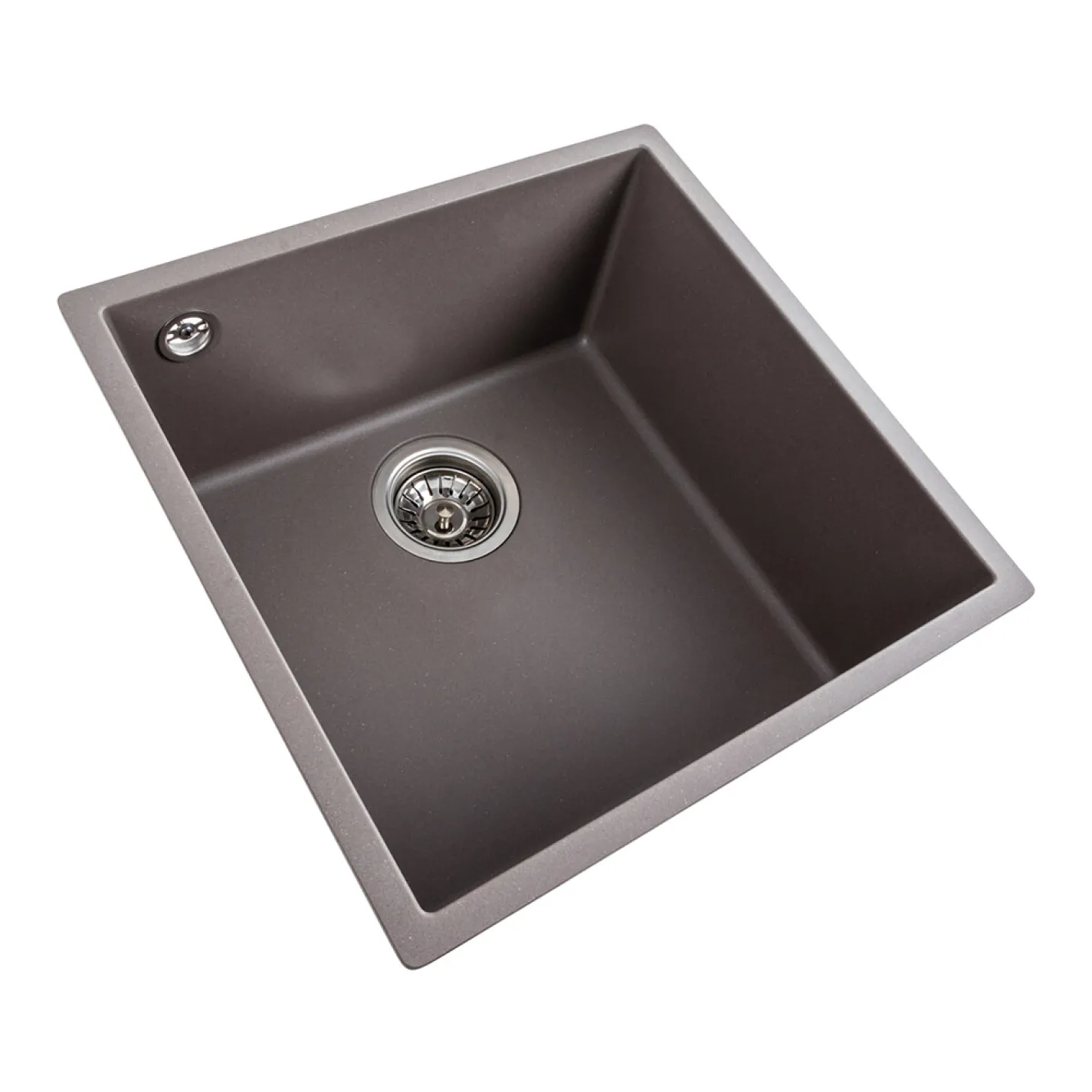 Мийка кухонна Platinum 4040 RUBA граніт, дюна - Фото 1