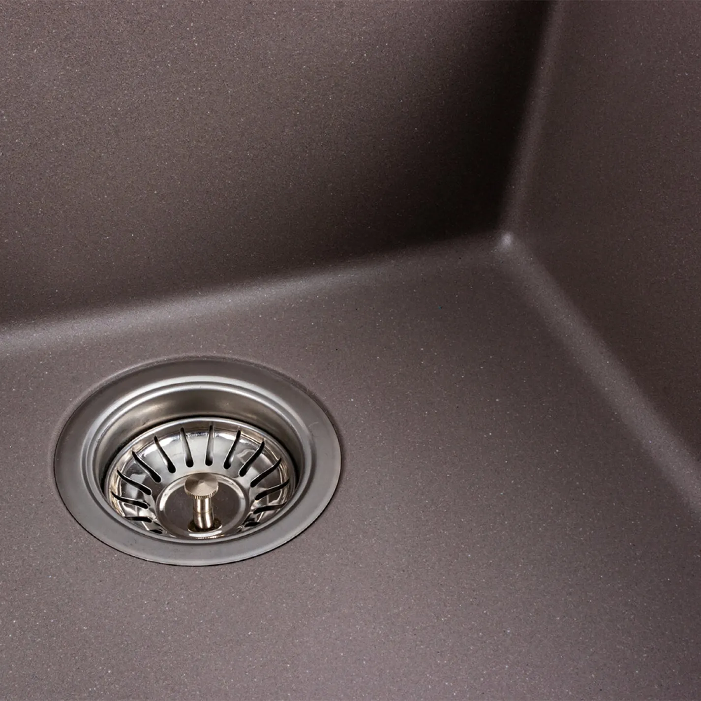 Мойка кухонная Platinum 4040 RUBA гранит, дюна - Фото 3