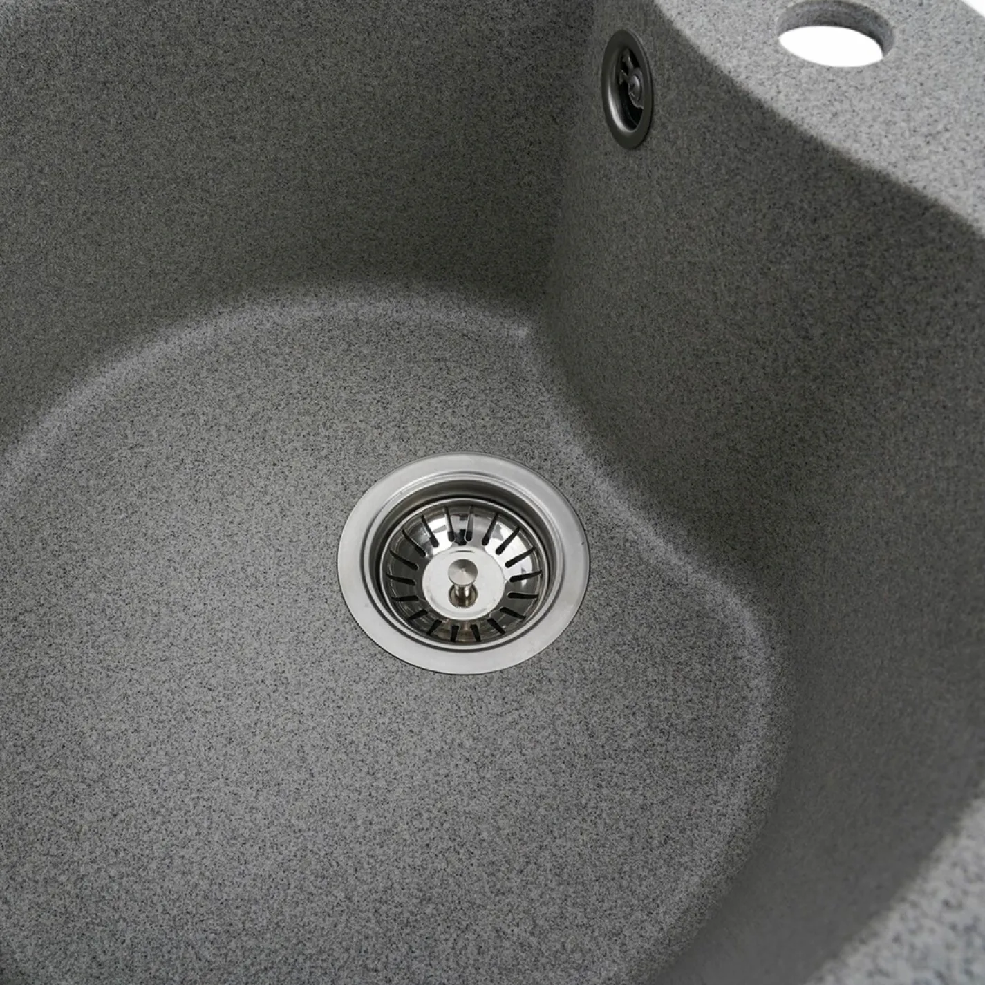 Мийка кухонна Platinum 480 TURAS граніт, сірий - Фото 3
