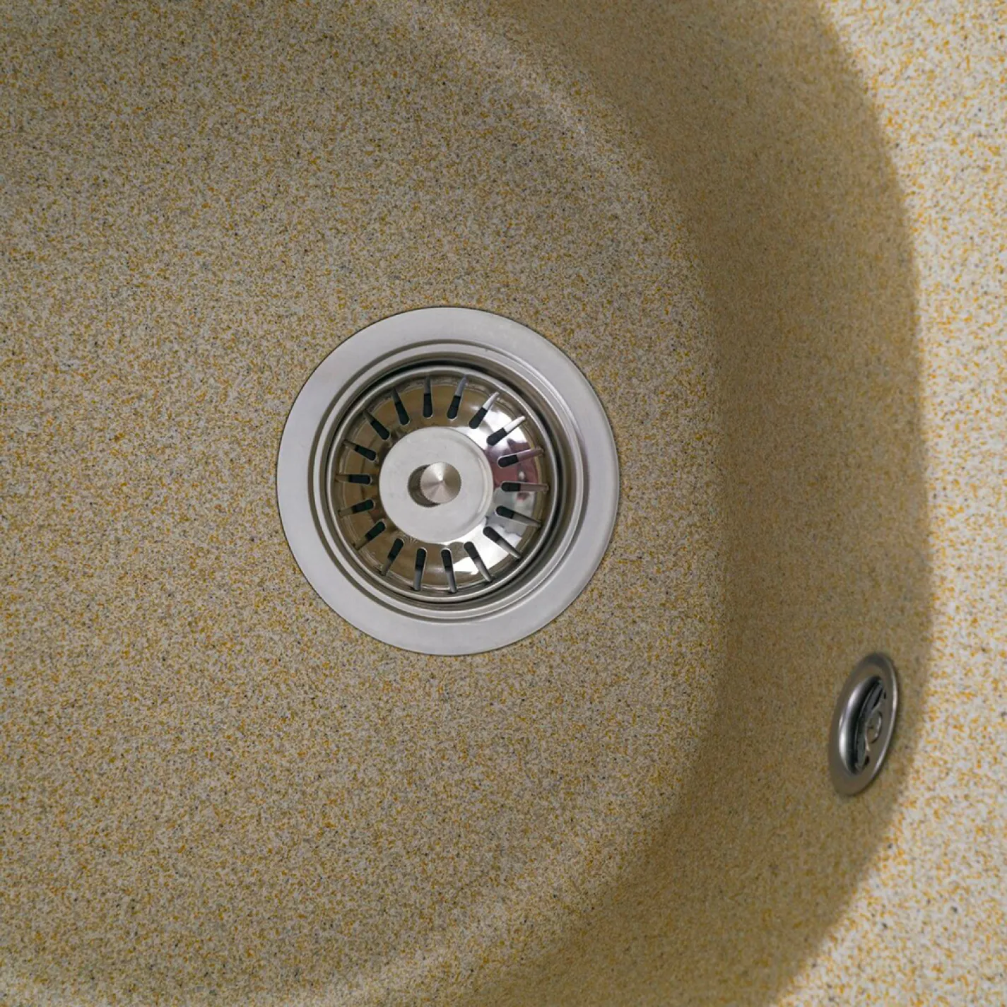 Мийка кухонна Platinum 510 LUNA граніт, бежевий - Фото 3