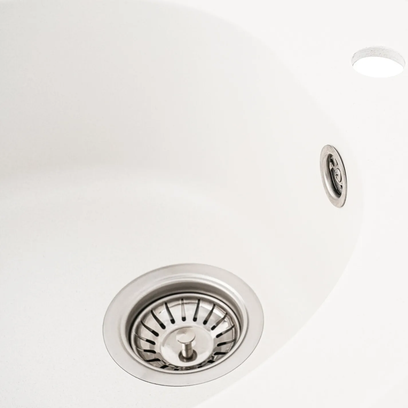 Мийка кухонна Platinum 510 LUNA граніт, білосніжний - Фото 3