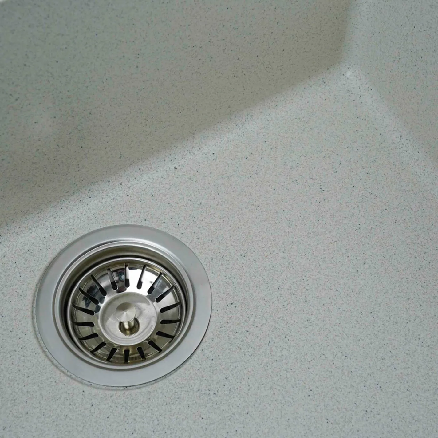 Мийка кухонна Platinum 5444 OASIS граніт, білий в крапку - Фото 3