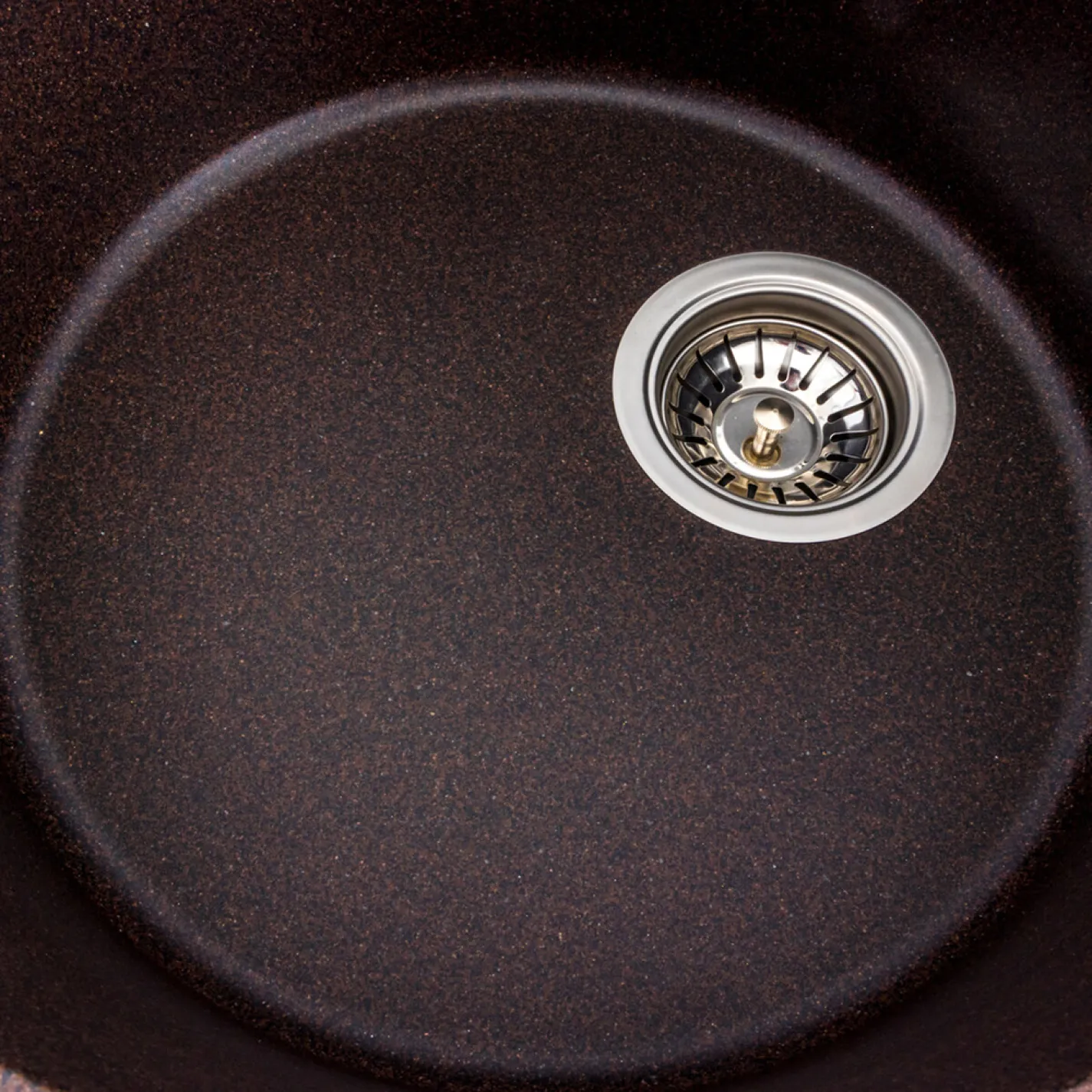 Мийка кухонна Platinum 5847 ONYX граніт, шоколад - Фото 3
