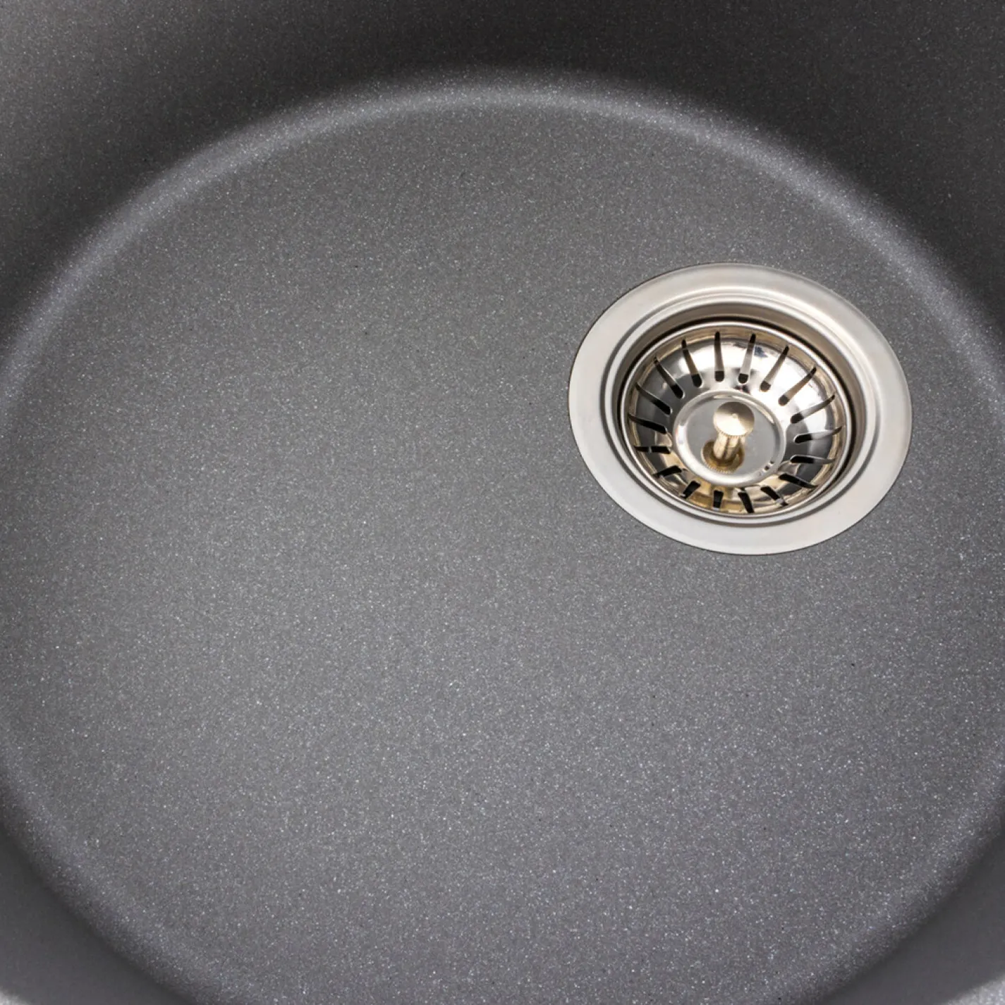 Мийка кухонна Platinum 5847 ONYX граніт, сірий мусон - Фото 3