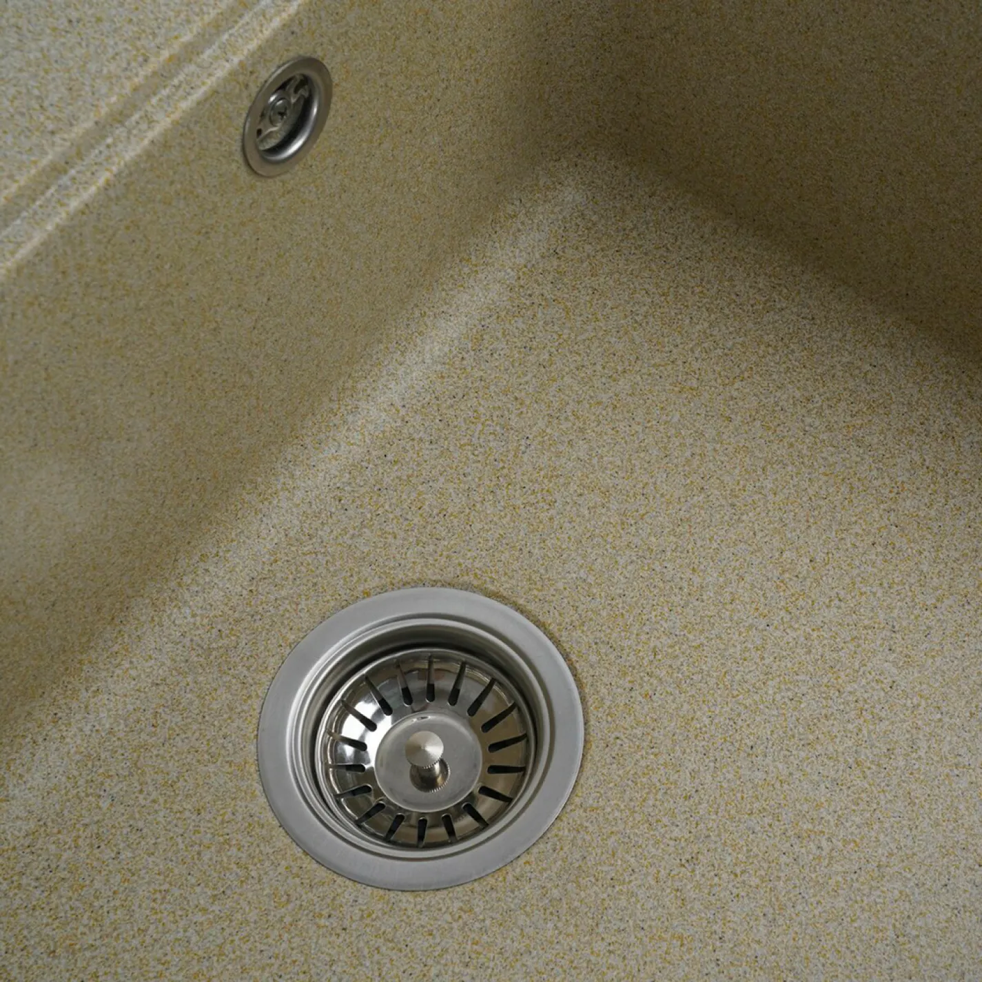 Мийка кухонна Platinum 5852 VESTA граніт, бежевий - Фото 3