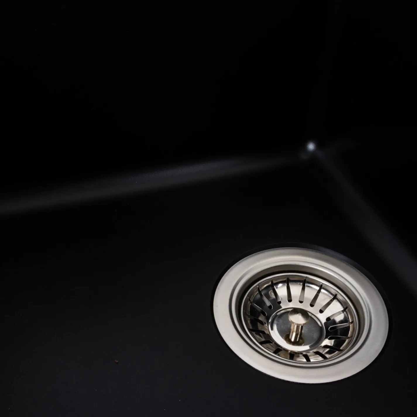 Мийка кухонна Platinum 6243 LIANA граніт, чорний - Фото 3