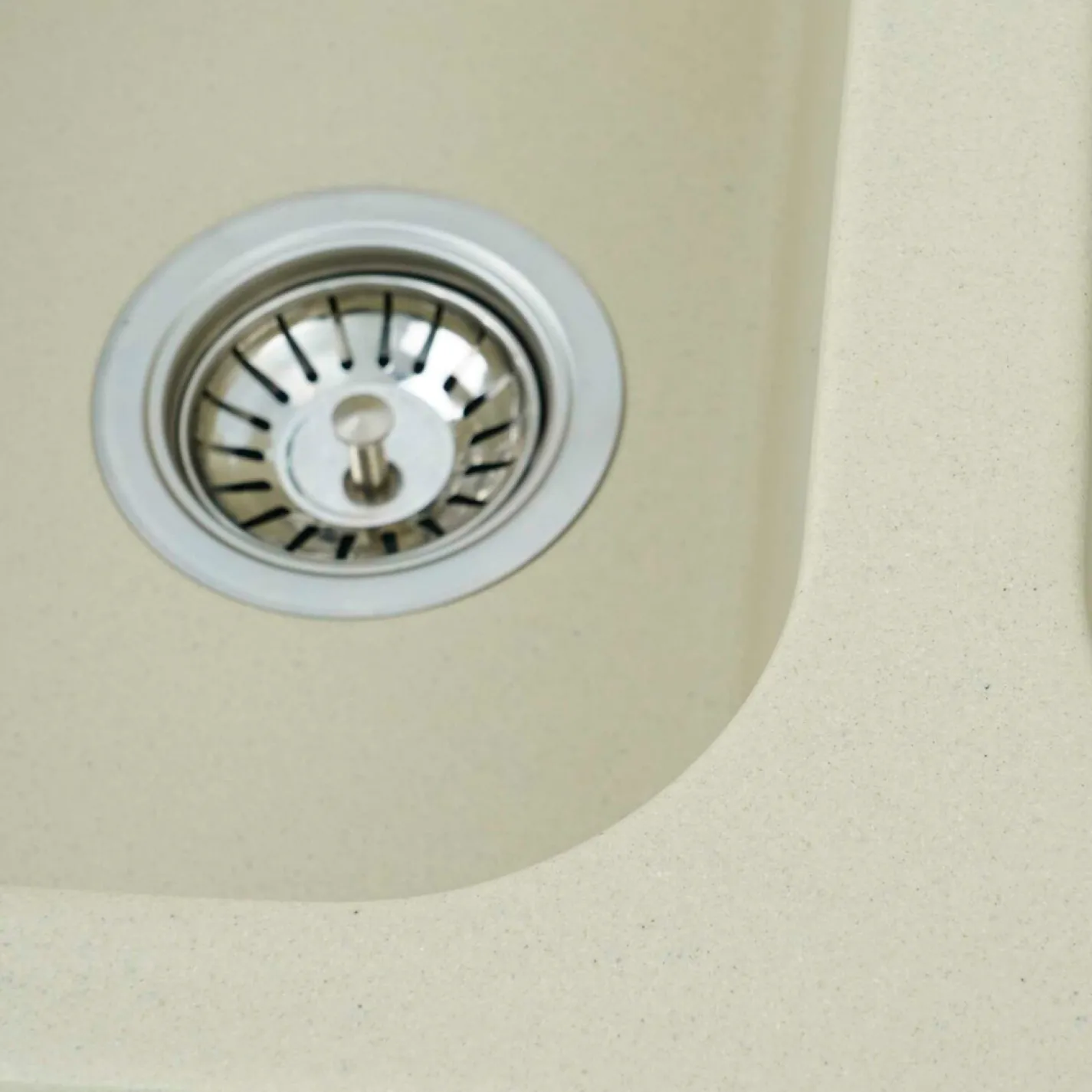 Мийка кухонна Platinum 7648W TWIN граніт, айворі - Фото 3