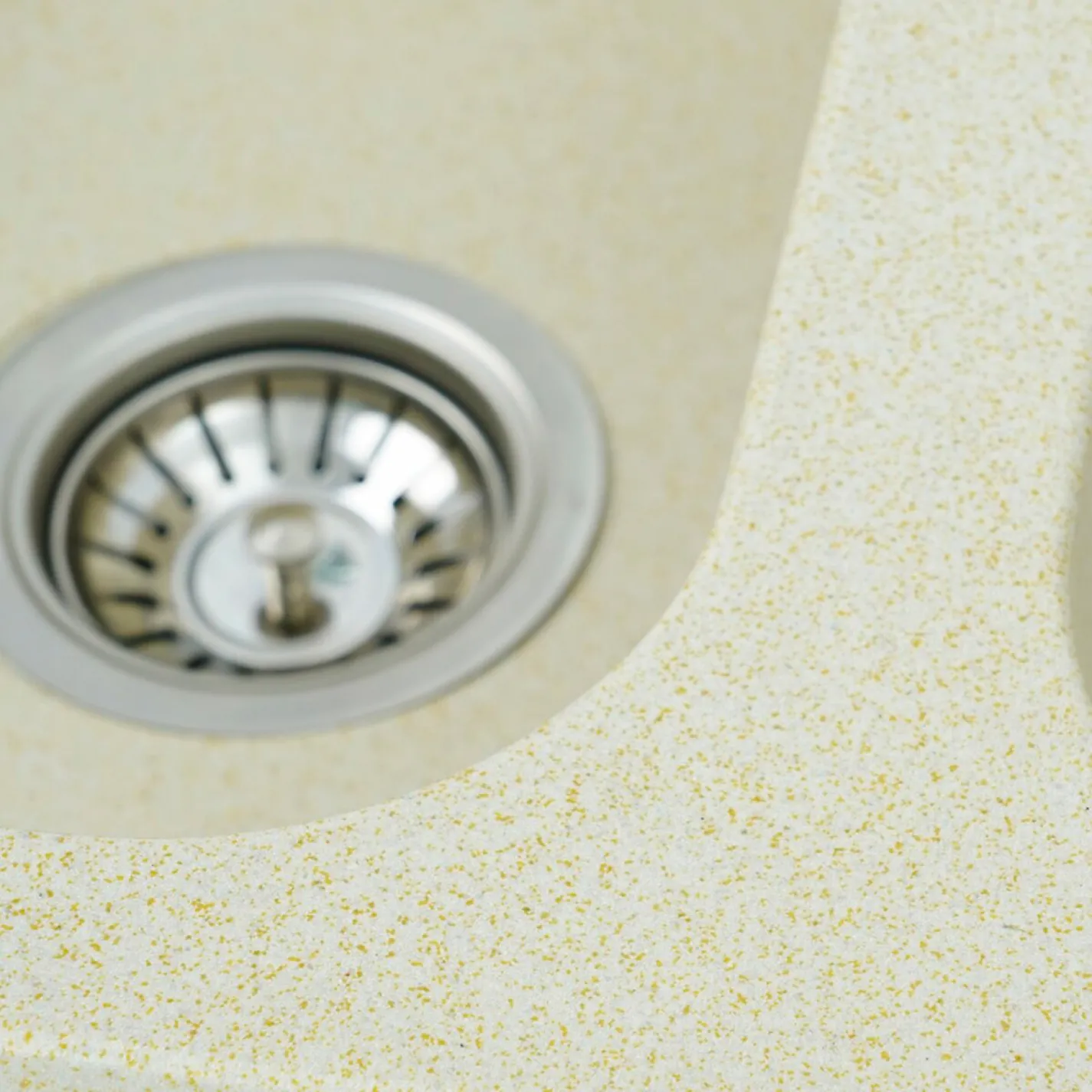 Мойка кухонная Platinum 7648W TWIN гранит, песочный - Фото 3