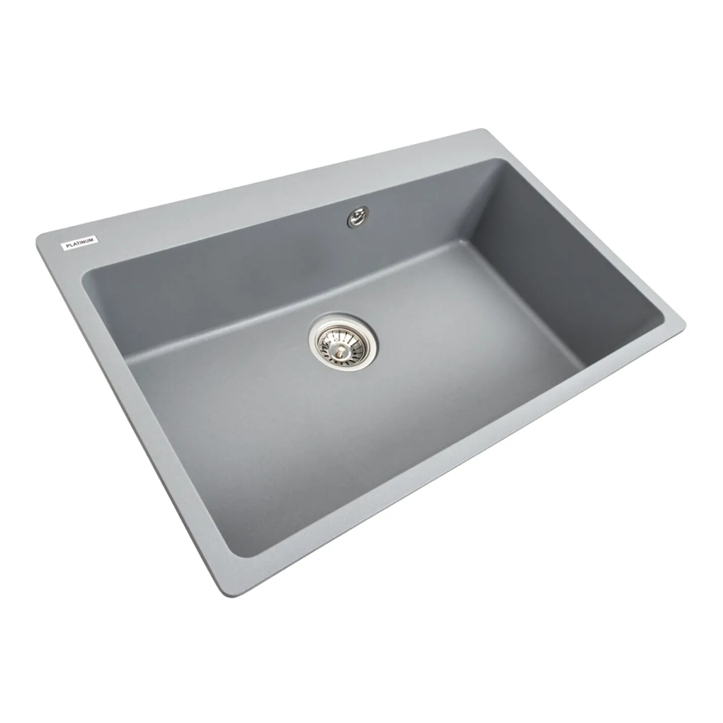 Мийка кухонна Platinum 7850 Bogema граніт, сірий металік - Фото 1