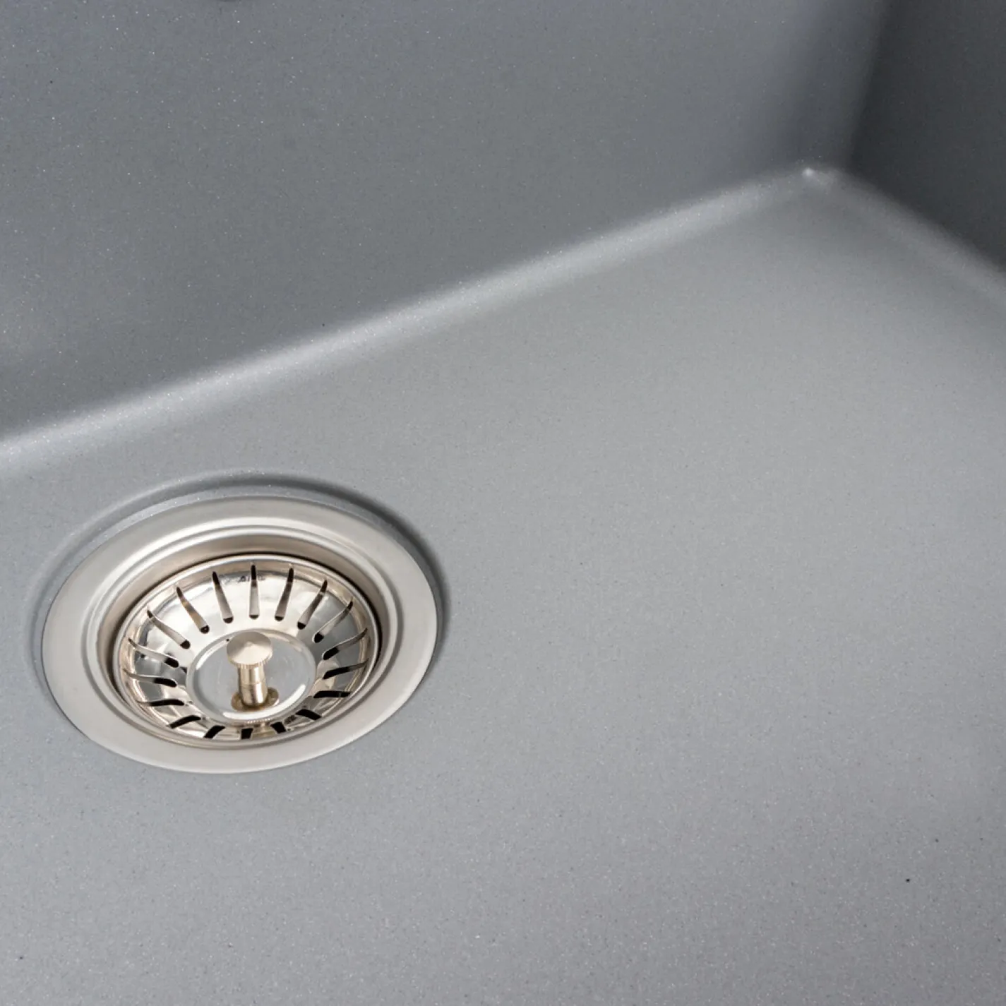Мойка кухонная Platinum 7850 Bogema гранит, серый металлик - Фото 3