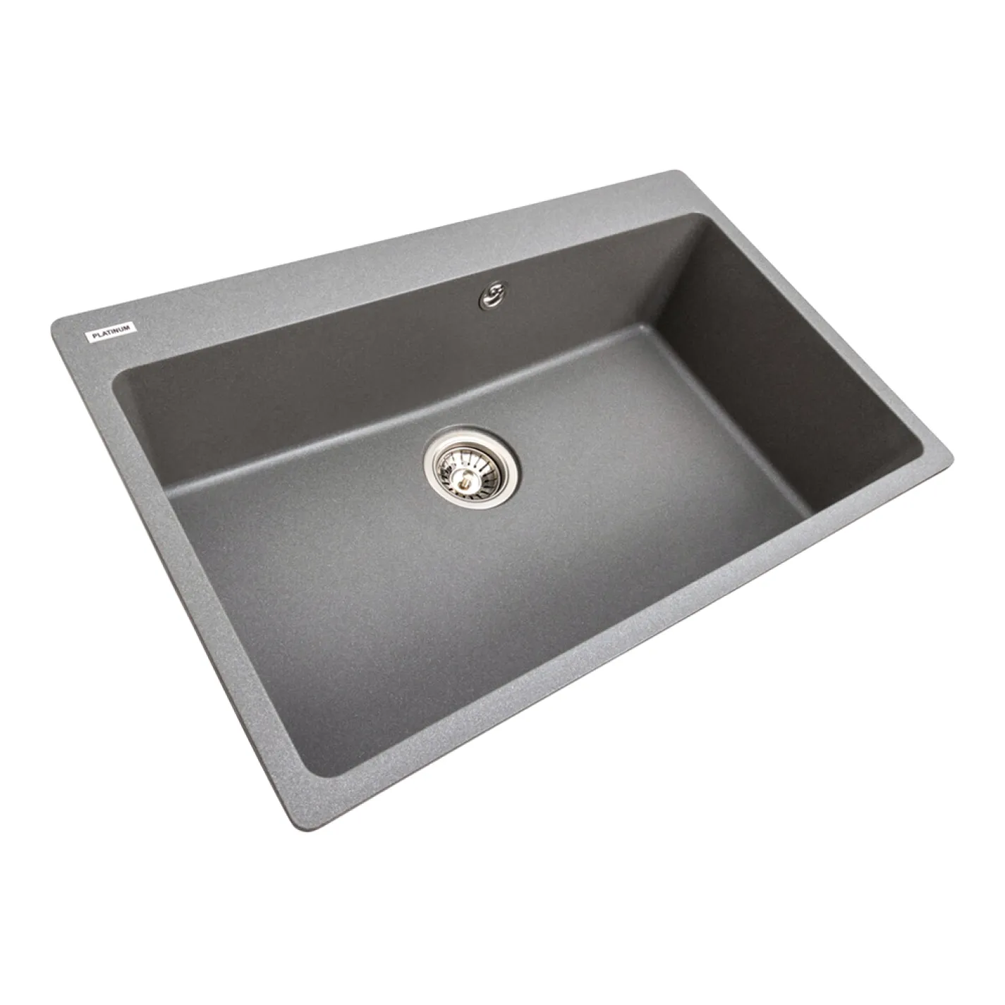 Мийка кухонна Platinum 7850 Bogema граніт, сірий мусон - Фото 1