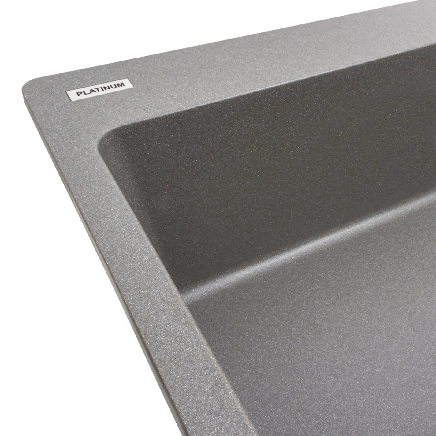 Мийка кухонна Platinum 7850 Bogema граніт, сірий мусон - Фото 2