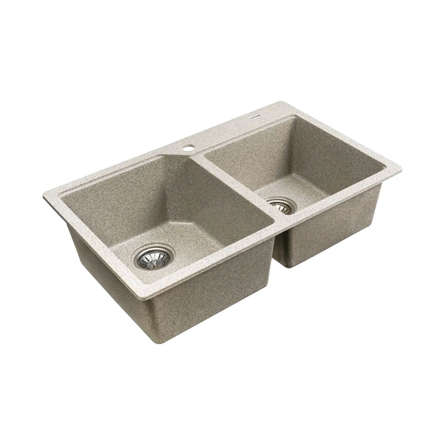 Мийка кухонна Platinum 7850 HARMONY граніт, сірий - Фото 1