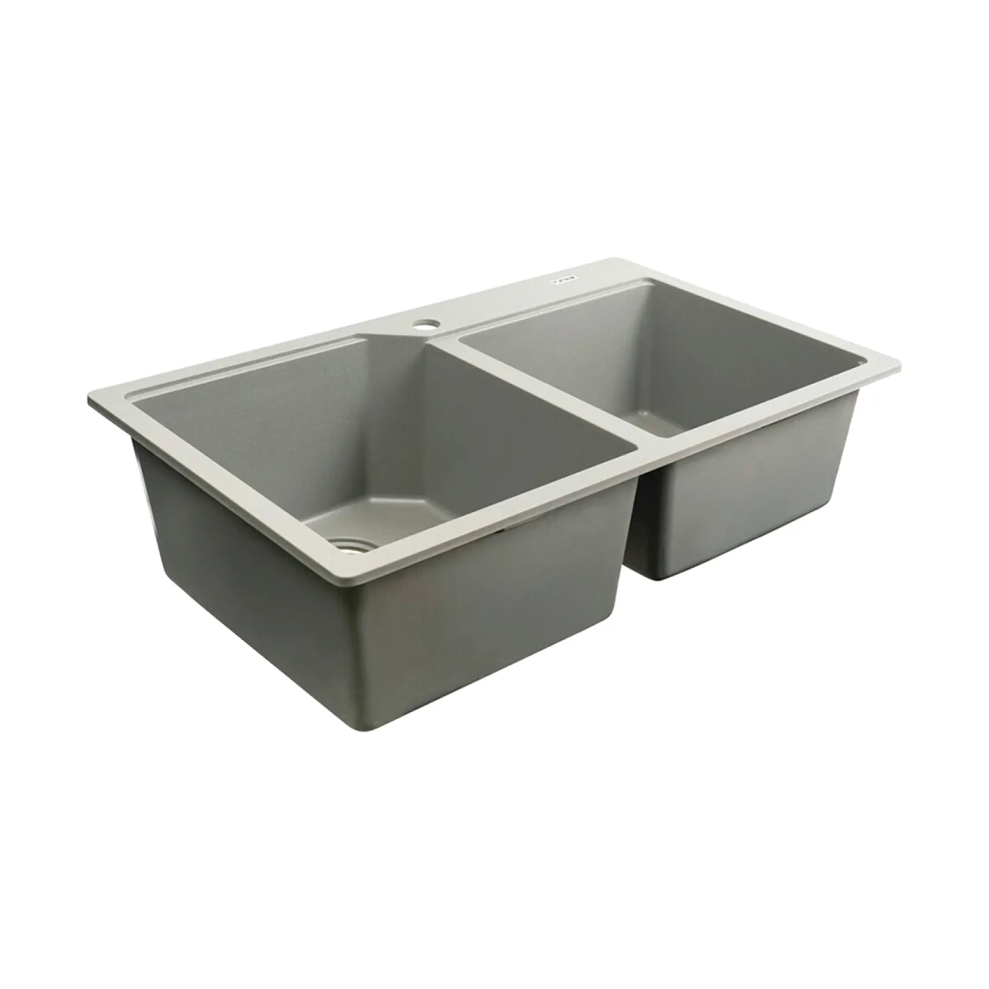 Мойка кухонная Platinum 7850 HARMONY гранит, серый металлик - Фото 2