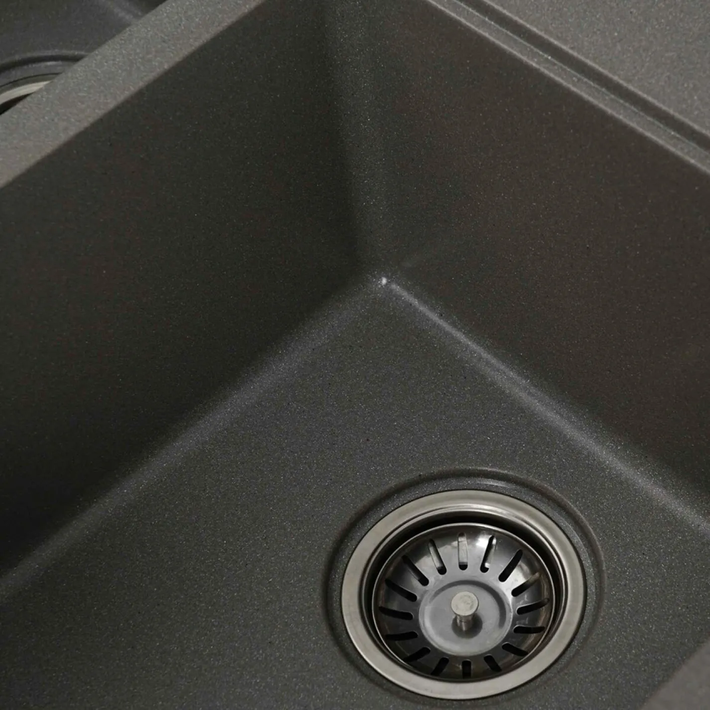 Мийка кухонна Platinum 7850 HARMONY граніт, сірий мусон - Фото 3