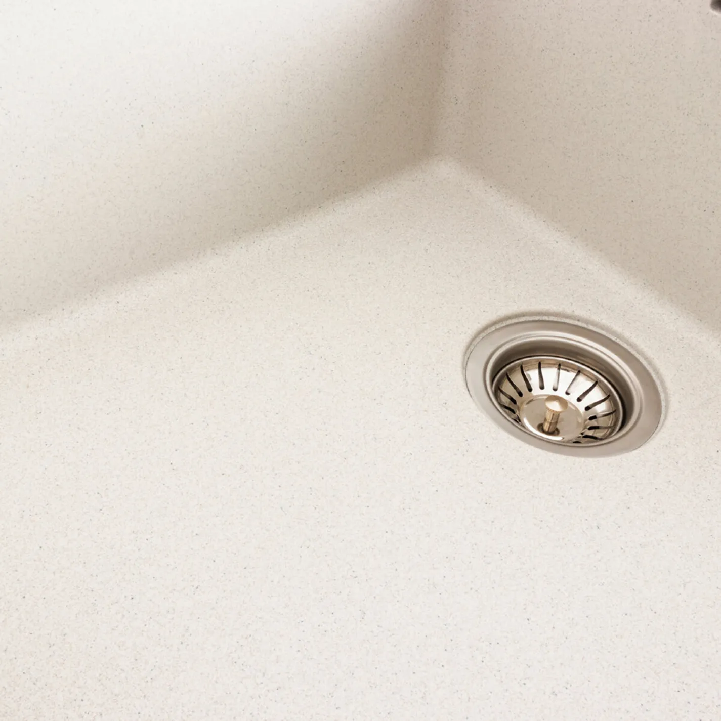 Мийка кухонна Platinum 7850 ROMA граніт, білий в крапку - Фото 3