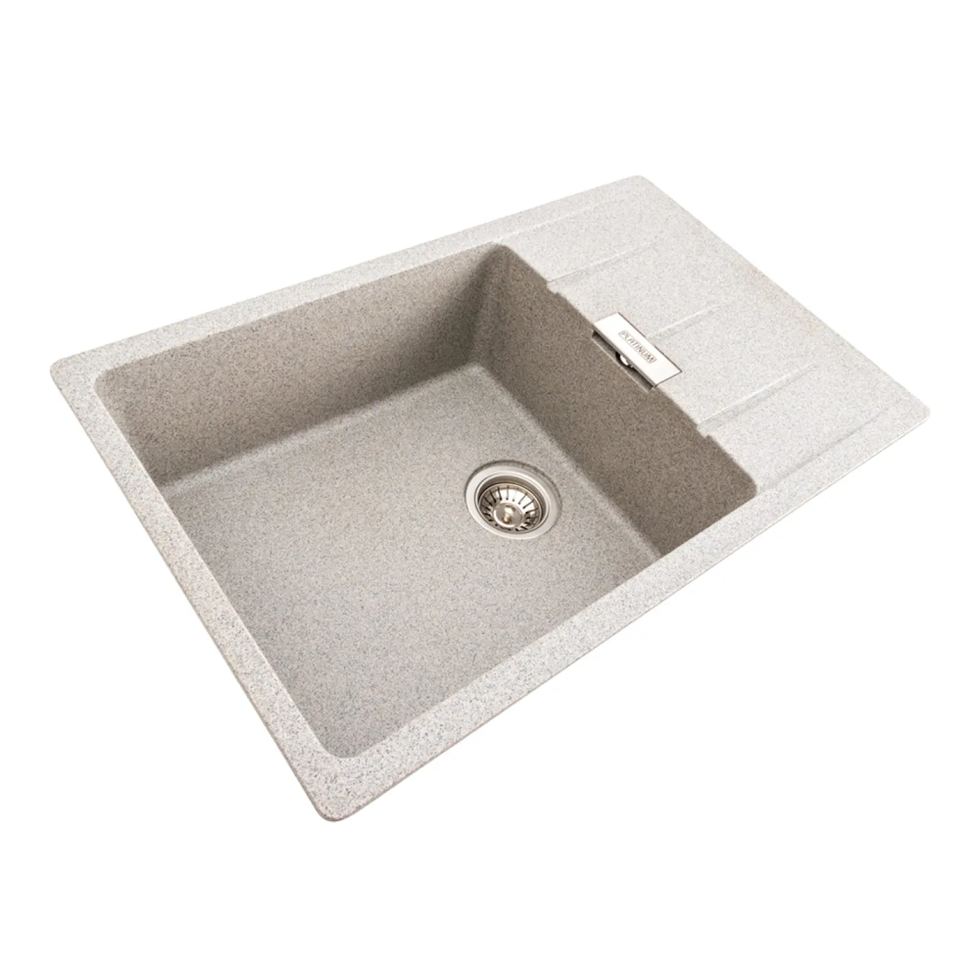 Мийка кухонна Platinum 7850 ROMA граніт, сірий - Фото 1