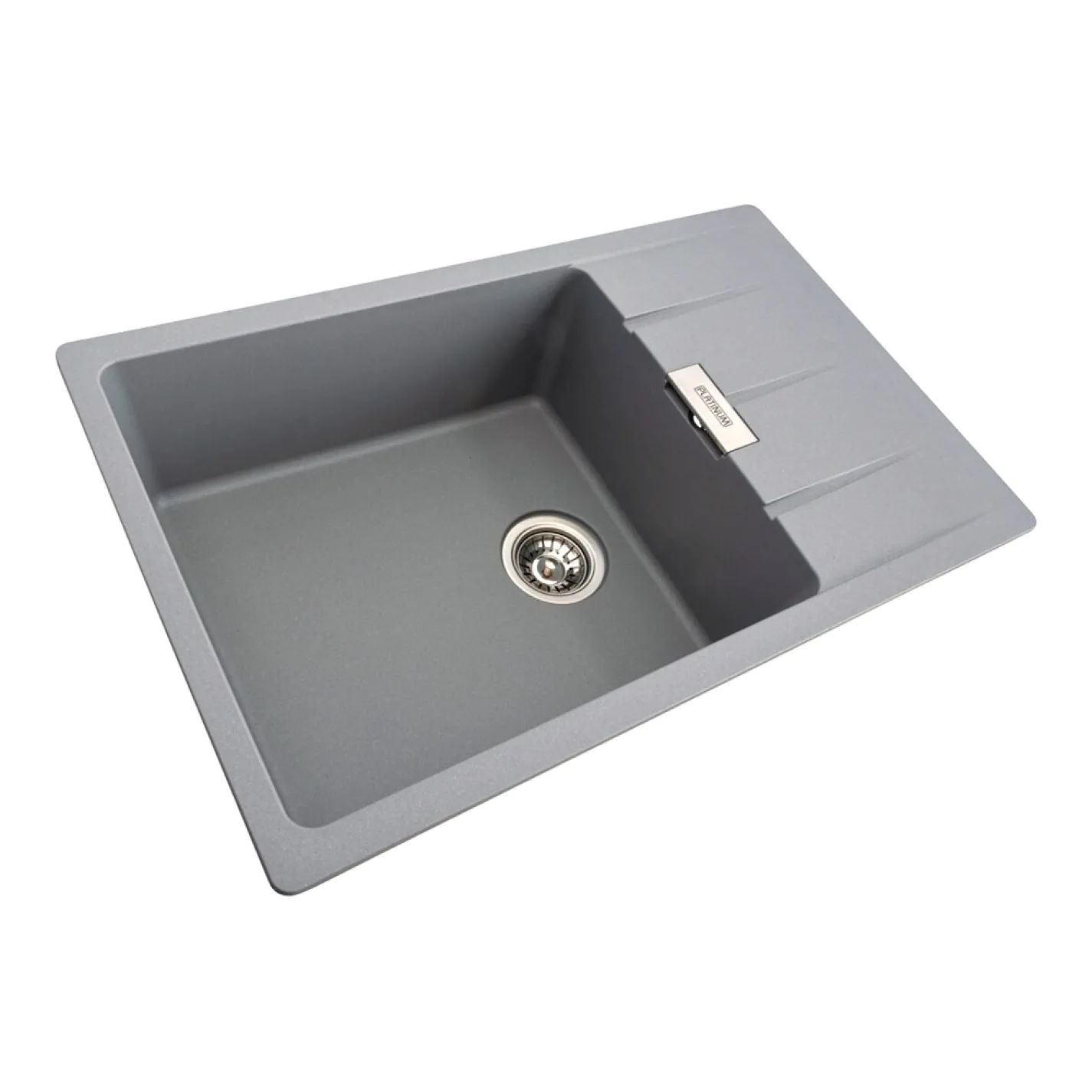 Мийка кухонна Platinum 7850 ROMA граніт, сірий металік - Фото 1